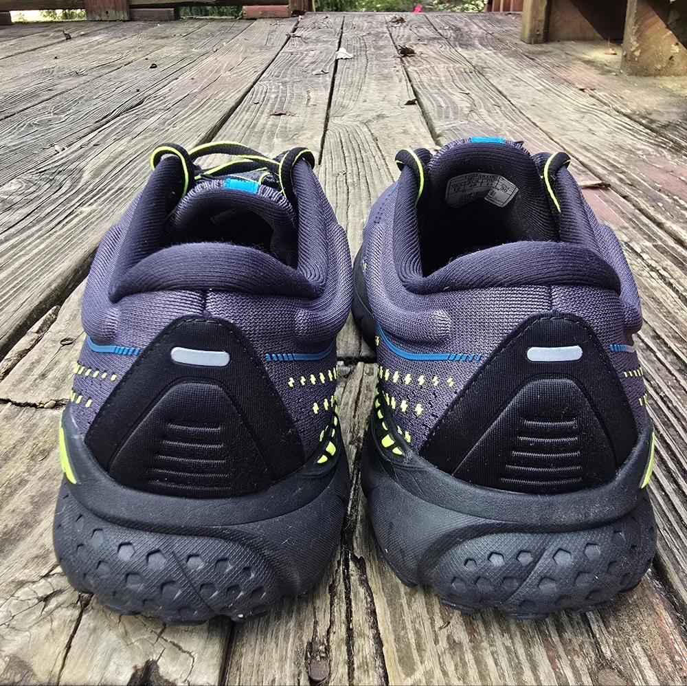 Brooks Adrenaline GTS 21 Black/Blue Jewel/Nightlife Men's Sz 12 - Picture 10 of 15